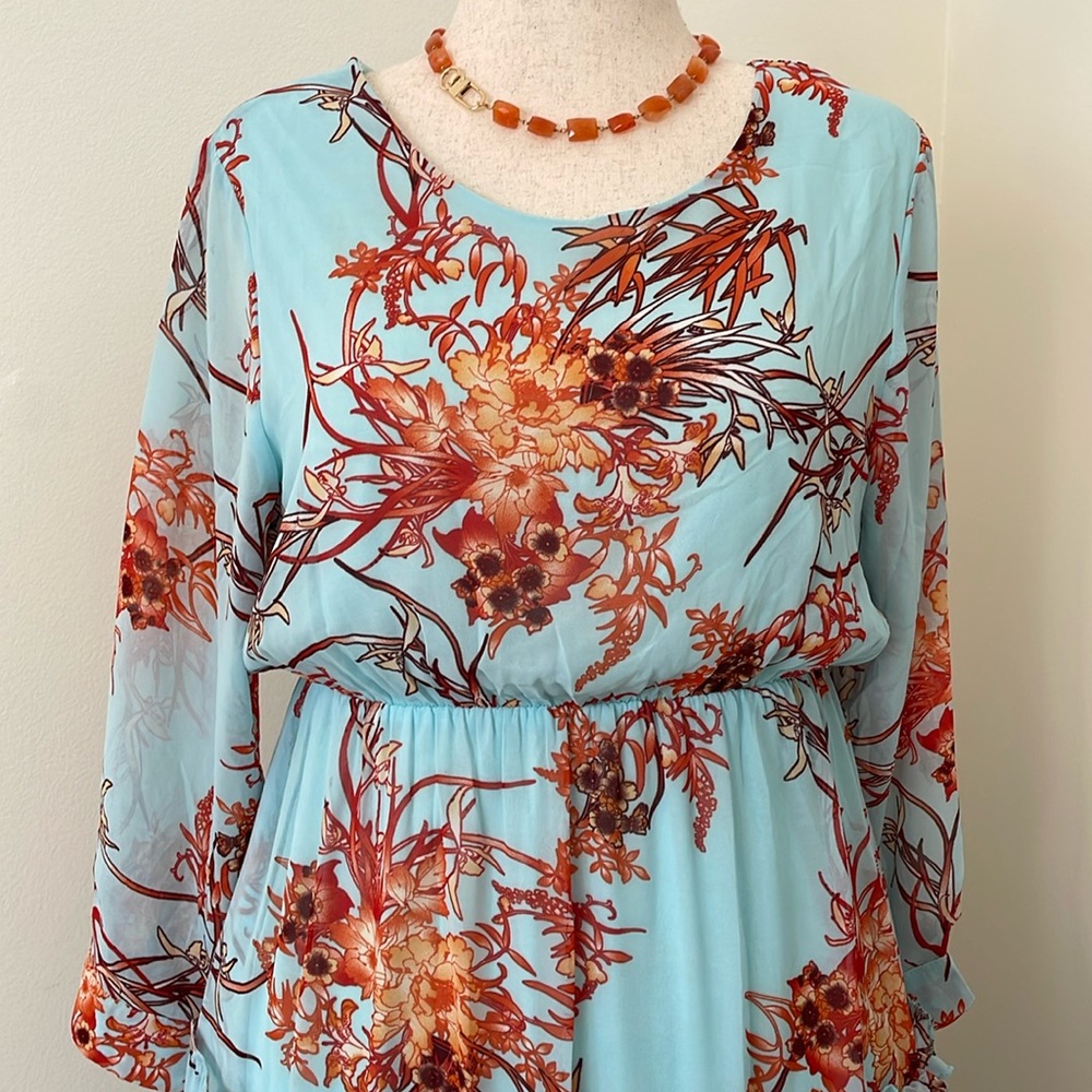 Gorgeous Flowy Printed Maxi Dress